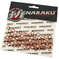 copper seal rings Naraku 6x10x1.5mm 100 pcs NK150.59-100
