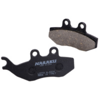 brake pads Naraku organic for Italjet Millenium, Rieju RS2 50, Keeway TX NK430.25