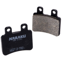 brake pads Naraku organic for Beta RR, Derbi Senda, Italjet Jet Set, MBK X-Limit, Peugeot Elystar, Rieju RS2, Yamaha DT NK430.54