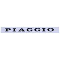 Sattel Aufkleber / Schriftzug Piaggio Sitzbank hinten unten für Vespa Classic P80-150, PX80-200, T5 PI-197959