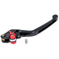 front brake lever Puig 3.0 adjustable, folding - black red PUI110NR