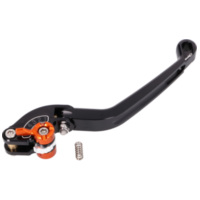 front brake lever Puig 2.0 adjustable, folding - black orange PUI160-NT