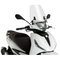 windshield Puig Urban transparent / clear for Piaggio Beverly 300, 400 ie 2021- PUI20260W
