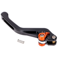 Kupplungshebel / Bremshebel Puig 3.0 hinten einstellbar, kurz - schwarz orange PUI230-NT