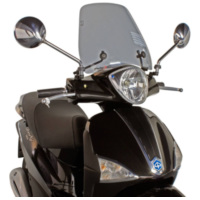 Verkleidung Windschild Puig Trafic smoke für Piaggio Liberty 50, 125 (04-10) PUI5672H