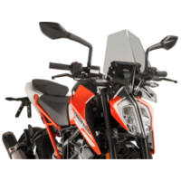 windshield Puig New Generation Sport tinted for KTM Duke 125, 200, 390 17- PUI9514H