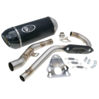 Schalldämpfer Auspuff Turbo Kit Off Road 125 Oval H2 für Rieju Marathon Pro 125 V4T68-H2