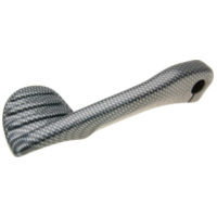Hebel kick starter aluminum carbon look for Minarelli, for: Kymco, CPI, Peugeot, GY6 V