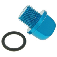 oil filler screw / oil screw plug aluminium blue for Minarelli VC15236