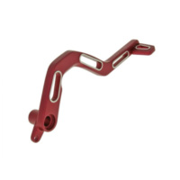 brake pedal aluminum red for Derbi Senda DRD, SM, X VC18432