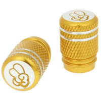 Ventilkappen Set Peace gold - universal VC20688