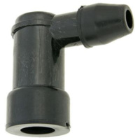 spark plug cap 90° short type, black VC21074