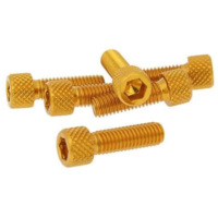 hexagon socket screw set - anodized aluminum gold - 6 pcs - M6x20 - styling VC21283