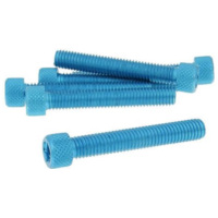 hexagon socket screw set - anodized aluminum blue - 6 pcs - M8x50 - styling VC21297