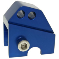 shock extender CNC 2-hole adjustable mounting - blue - for: Piaggio VC21315