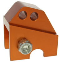 shock extender CNC 2-hole adjustable mounting - orange for Piaggio VC21318