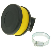 air filter Flat Foam yellow 28-35mm bent carb connection (adapter) VC23319
