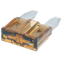 mini blade fuse flat 11.1mm 7.5A brown in color VC31010