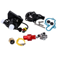 water pump kit complete VOCA Racing black for Minarelli AM, Generic, for: KSR-Moto, Keeway, Motobi, Ride, CPI, 1E40MA 1E40MB VCR-RD09