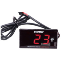 Temperaturanzeige VOCA Racing Temp-Meter 0-120ºC, rot VCR-RD11TEMP/RE