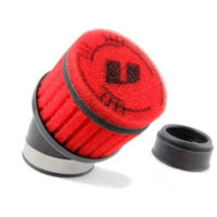 Lufi Luftfilter VOCA Race 48mm rot für PWK, Flachschieber-Vergaser VCR-RD13.FILT48/RE