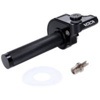 throttle grip VOCA CNC short stroke 90º / 50mm black universal 22mm handlebars VCR-RD13.QUICK