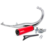 exhaust VOCA Chromed 50/70cc red silencer for Beta RR Enduro, SM 2012- VCR-RD15190/RE