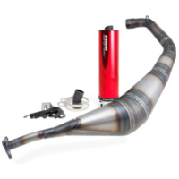 exhaust VOCA Warrior 50/70cc red silencer for Derbi EBE, EBS, D50B VCR-RD20192/RE