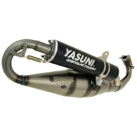 exhaust Yasuni Carrera 16 black for Piaggio YA423B