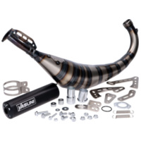 exhaust Yasuni R3 Carrera MAX PRO black for Aprilia RX, Derbi Senda, Beta RR, SM, Rieju MRT, MRX, Motorhispania Furia, D50B0, EB