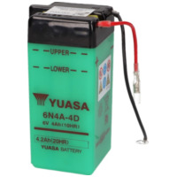 battery Yuasa 6N4A-4D w/o acid pack YS36205