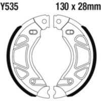 Brake shoes rear with springs ebc Y535